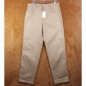 JW ANDERSON Pants Mens Size 42 Tan Chino Relaxed 5 Pocket Workwear Logo $465